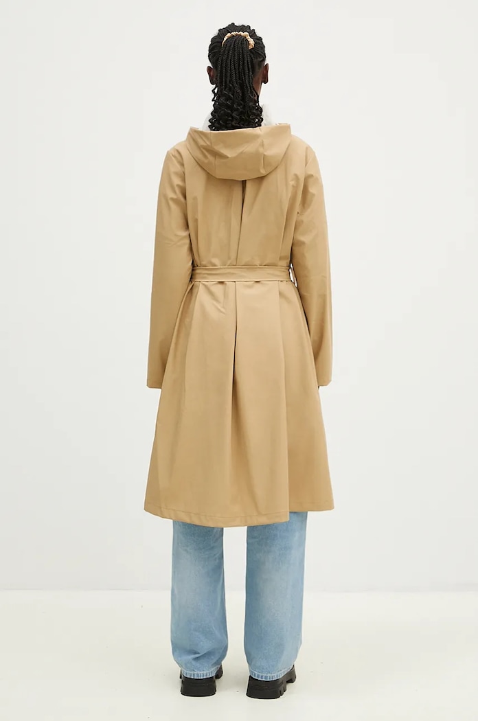 Rains jacket A-Line Longer W Jacket W3 12040.24 beige AW24