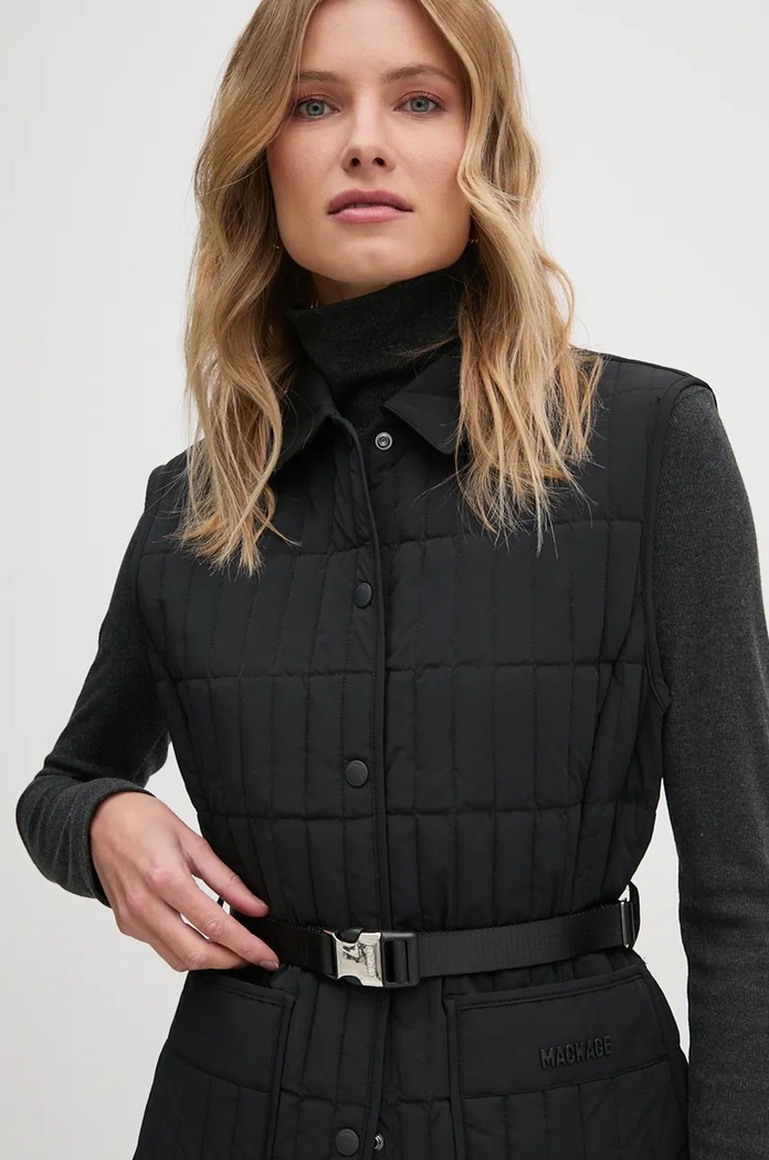 Pernati prsluk MACKAGE crna HELIA