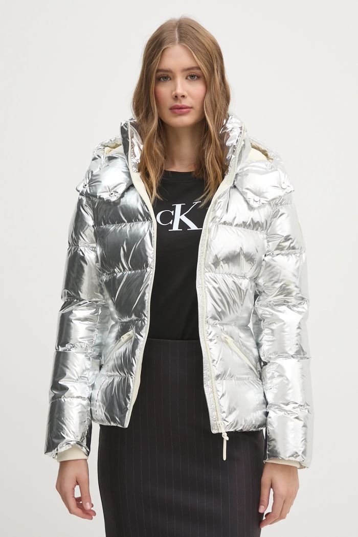 Puhovka MACKAGE MADALYN.M srebrna AW24