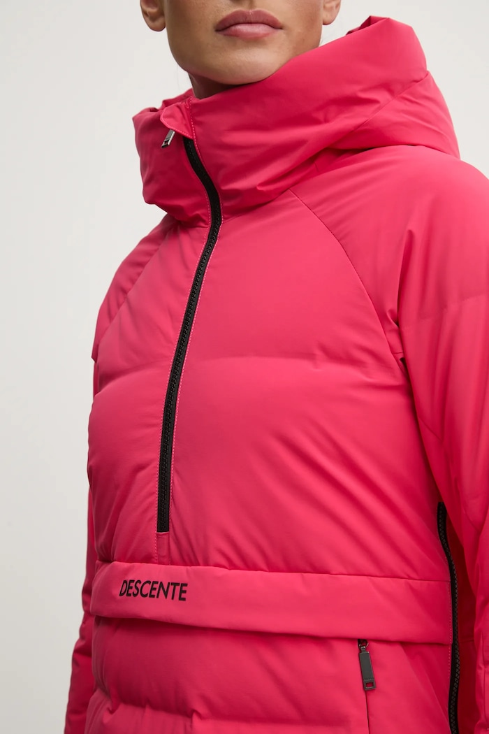 Péřová lyžařská bunda Descente Anorak Down DWWYGK31 růžová