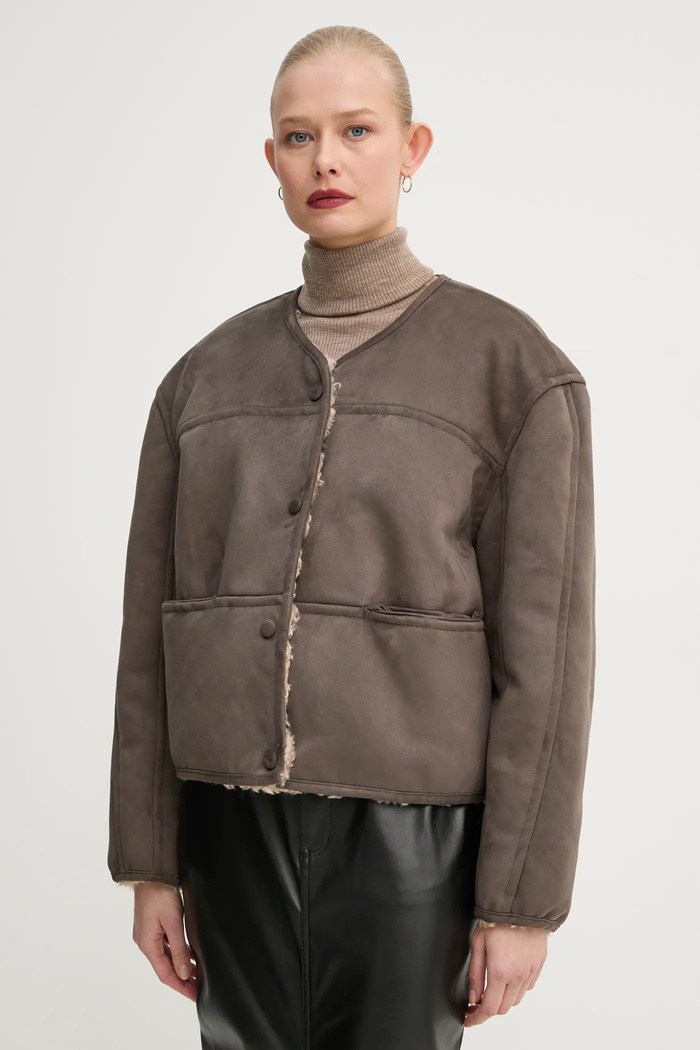 Μπουφάν δυο όψεων Stand Studio Charmaine Jacket 61947.9066 μπεζ AW24