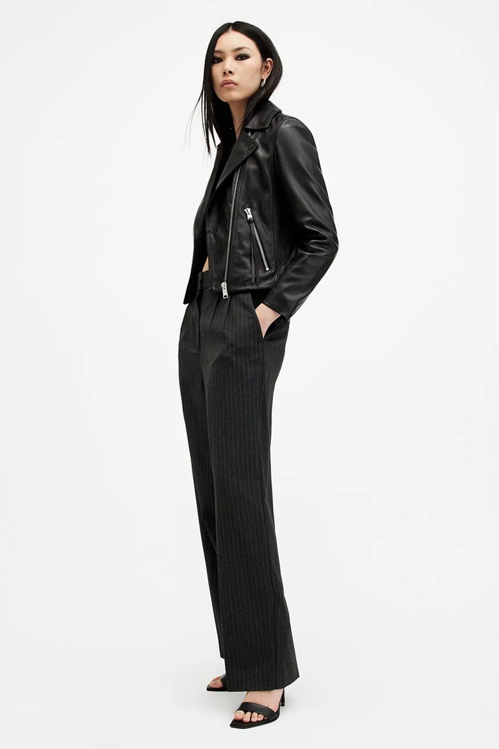 Kožená bunda AllSaints DALBY W086LB