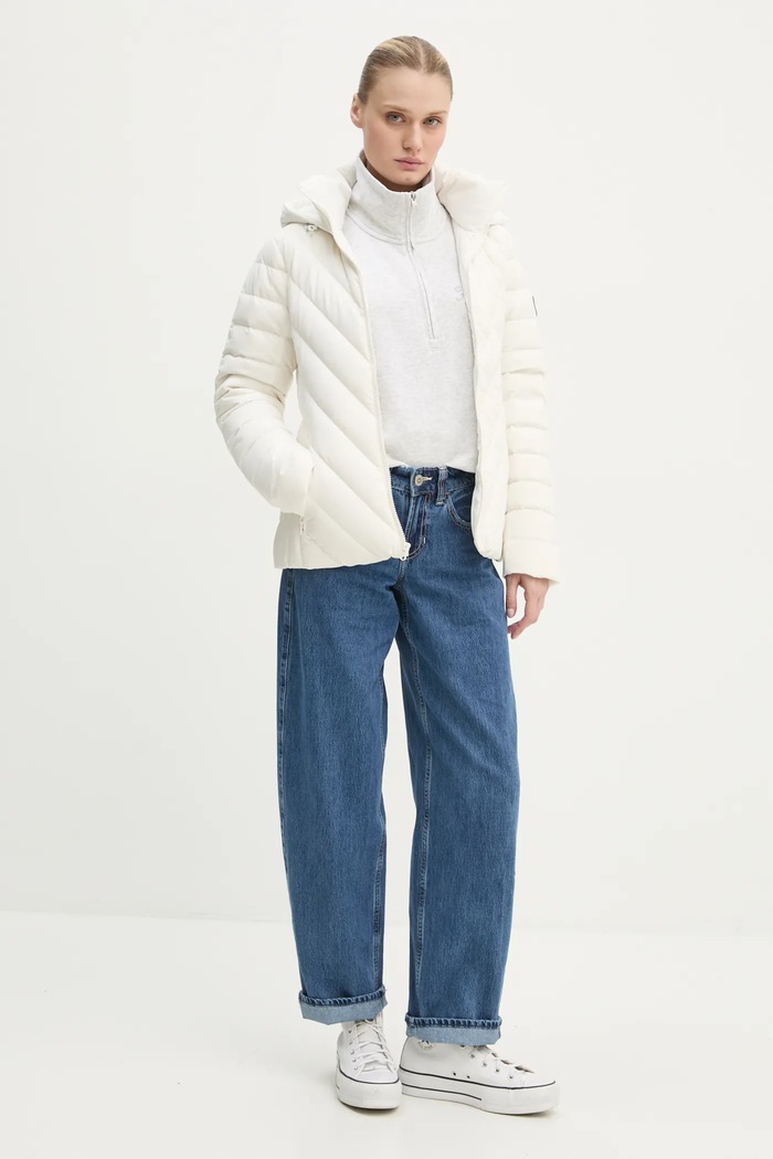 Abercrombie & Fitch geaca KI144.4182.100 bej AW24