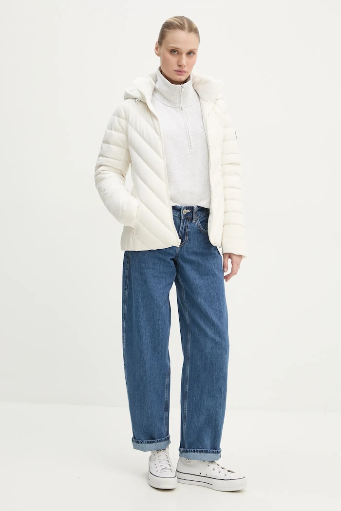 Abercrombie & Fitch geaca KI144.4182.100 bej AW24