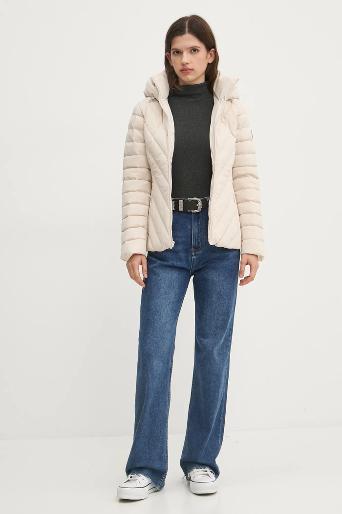 Abercrombie & Fitch kurtka KI144.4182.178 beżowy AW24