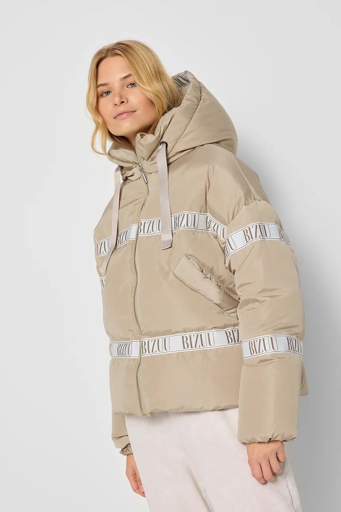 Odjeća Pernata jakna Bizuu TOKYO TOKYO.BEZOWY.AW24 bež