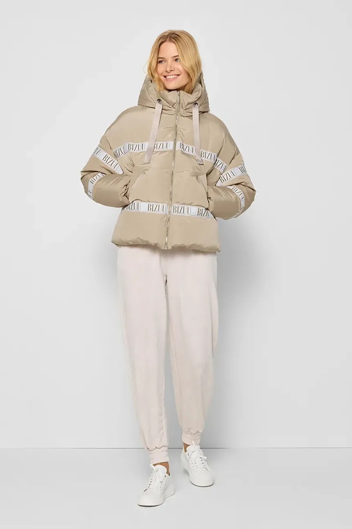Pernata jakna Bizuu TOKYO TOKYO.BEZOWY.AW24 bež