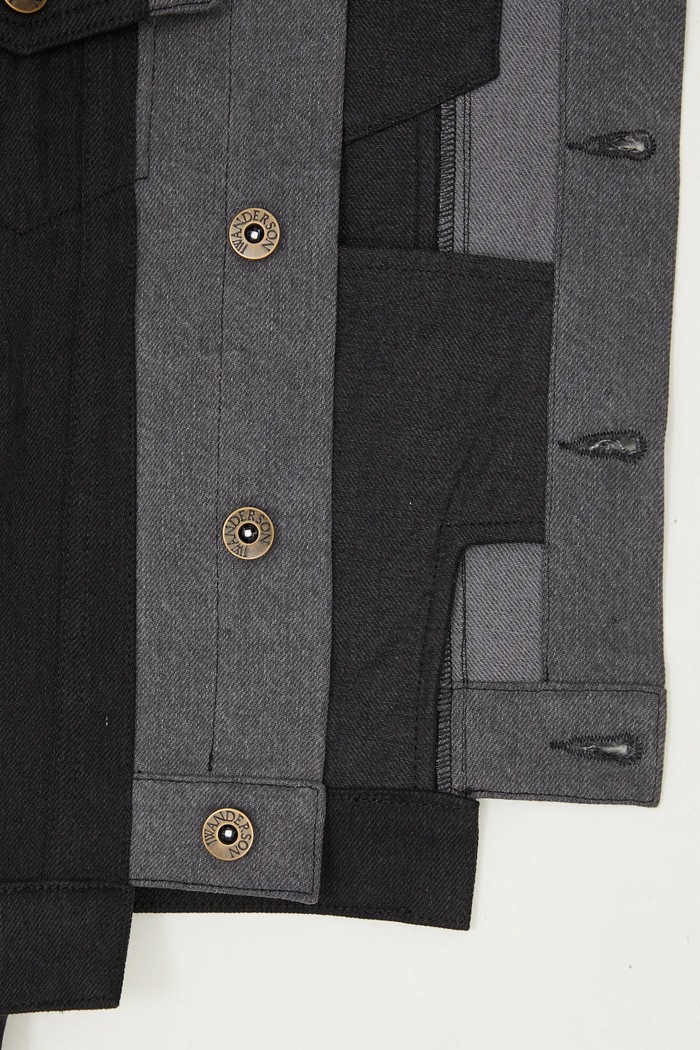 Джинсова куртка JW Anderson Layered Denim Jacket DJ0034.PG1657.938 сірий