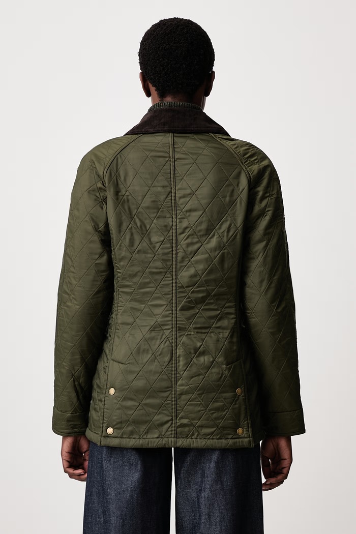 Odzież Barbour Kurtka pikowana damska LQU0471 zielony