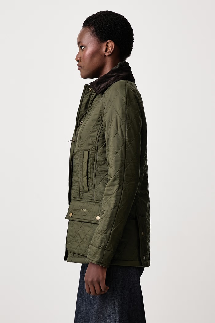 Kurtka pikowana damska Barbour LQU0471 zielony