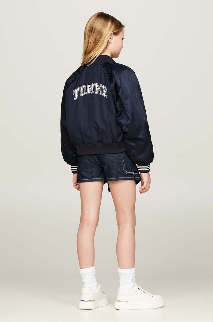 Djevojčice Dječja bomber jakna Tommy Hilfiger KG0KG08054.9BYH.128.176 mornarsko plava