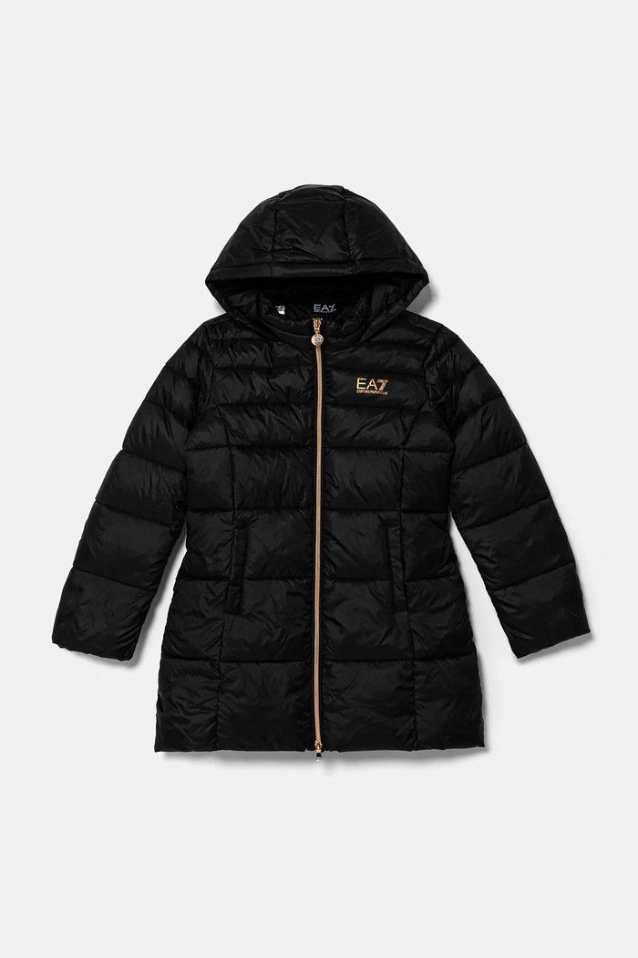 Детско яке EA7 Emporio Armani с изолация черен 6DFK01.FNGPZ