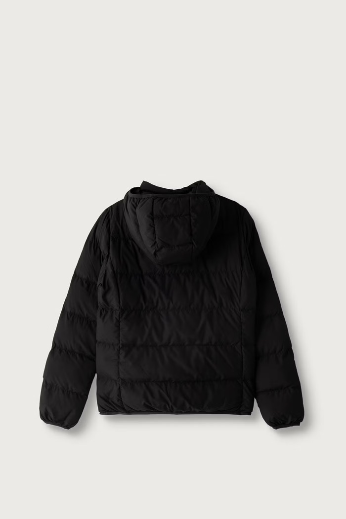 EA7 Emporio Armani Prošívaná bunda dětská 8NFB08.FNF8Z černá AW25