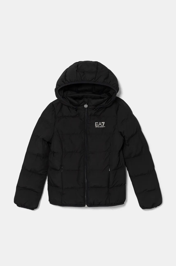 EA7 Emporio Armani kurtka pikowana dziecięca pozostałe czarny 8NFB08.FNF8Z