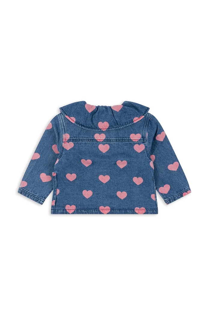 Девочка Детская джинсовая куртка Konges Sløjd MAGOT DENIM SHIRT GOTS KS101581 голубой