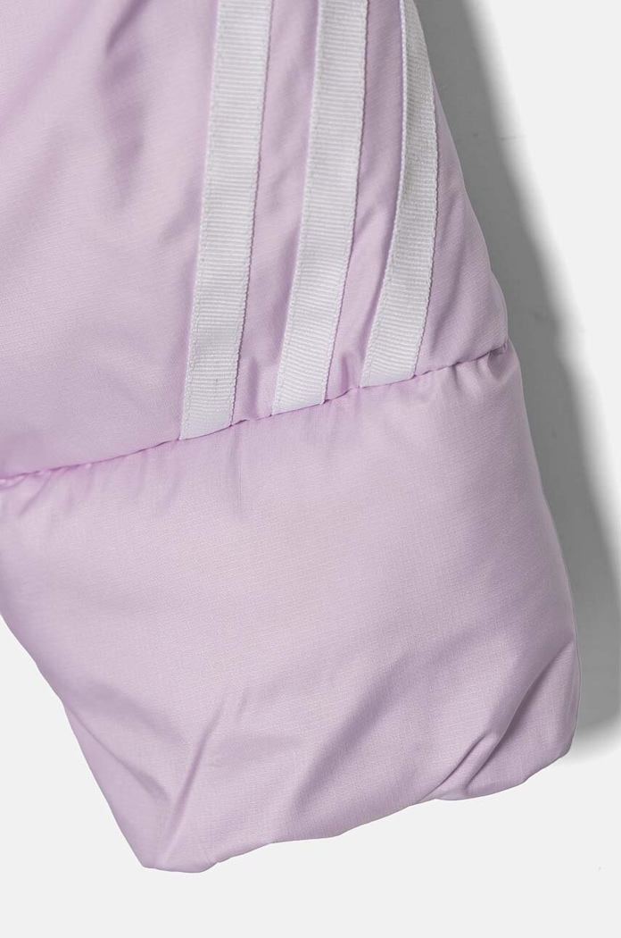 Otroška jakna adidas J FI 3S PARKA vijolična IX3631