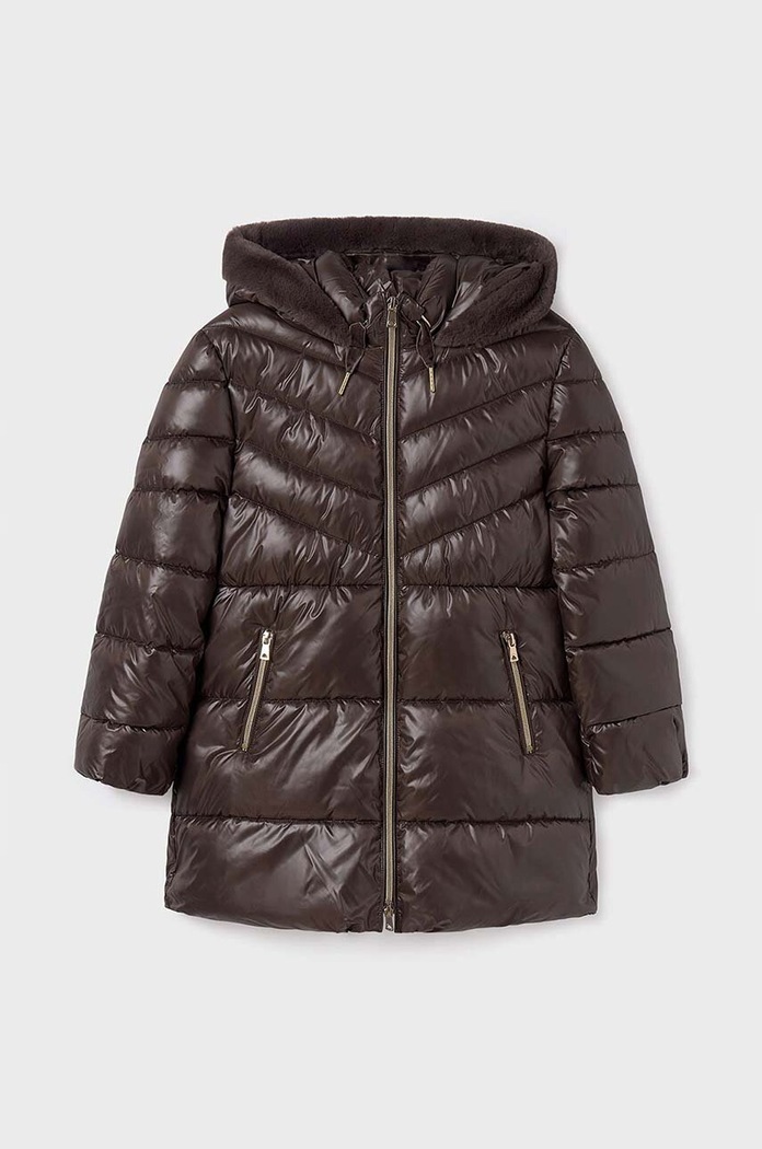 Детско яке Mayoral 7478.8A.Junior.9BYH кафяв AW24