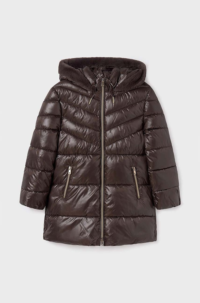 Детско яке Mayoral 7478.8A.Junior.9BYH кафяв AW24