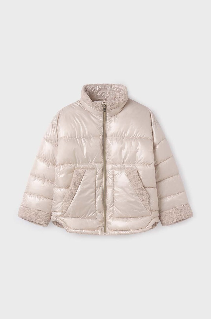 Детско яке Mayoral 7485.8E.Junior.9BYH бежов AW24