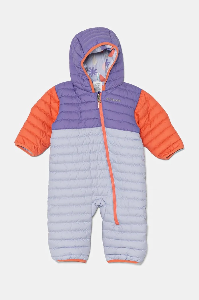 Columbia kombinezon niemowlęcy Powder Lite Reversible Bunting pozostałe fioletowy 2088751.G