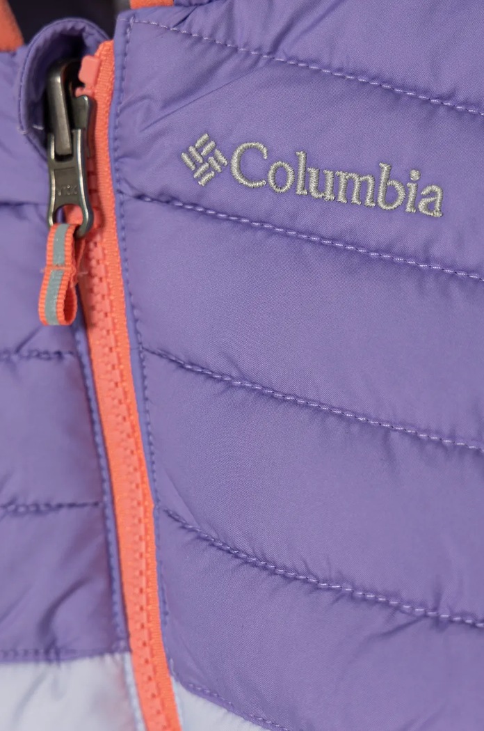 Columbia kombinezon niemowlęcy Powder Lite Reversible Bunting 2088751.G fioletowy