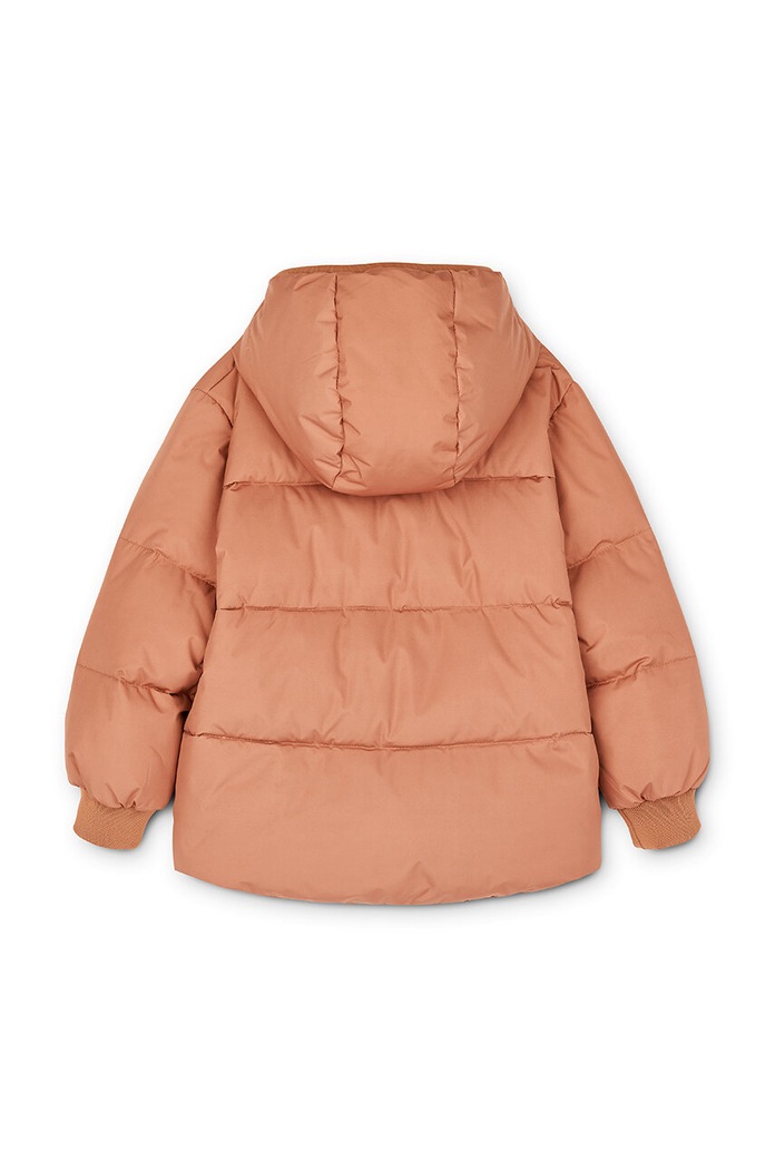 Dziewczynka Liewood kurtka puchowa dziecięca Palle Puffer Down Jacket LW14315.G pomarańczowy