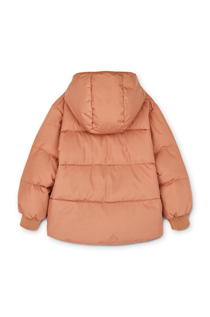 Dziewczynka Liewood kurtka puchowa dziecięca Palle Puffer Down Jacket LW14315.G pomarańczowy