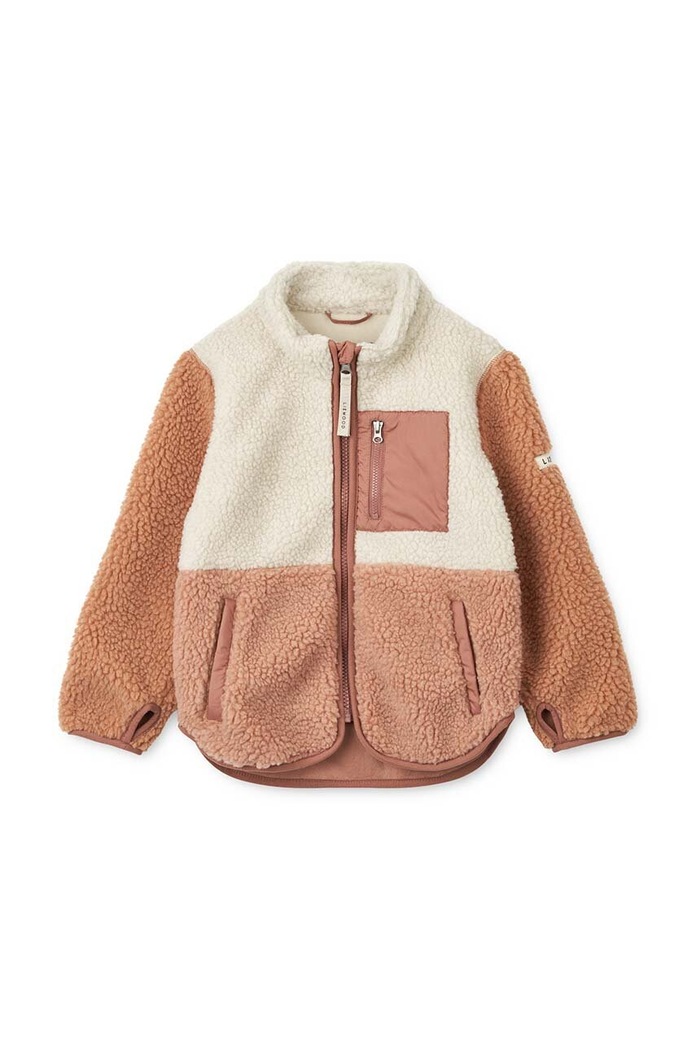 Μπουφάν fleece Liewood Nolan Pile LW19877.G ροζ SS26