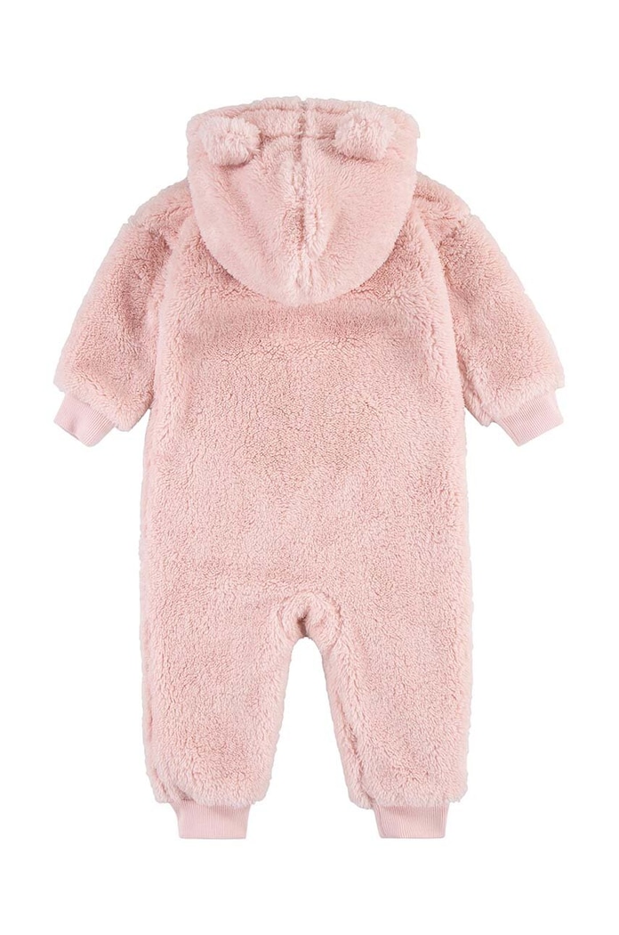 Levi's kombinezon niemowlęcy BEAR SHERPA COVERALL 6EL511 różowy AW25
