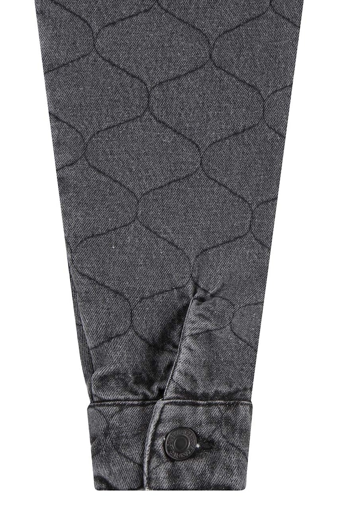 Dječja traper jakna Levi's QUILTED TRUCKER JACKET 3EL097 siva