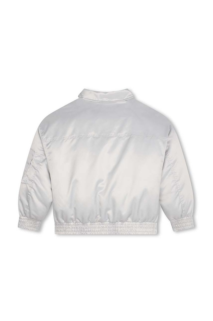 Dievča Detská bunda bomber Dkny D60235.114.150 sivá