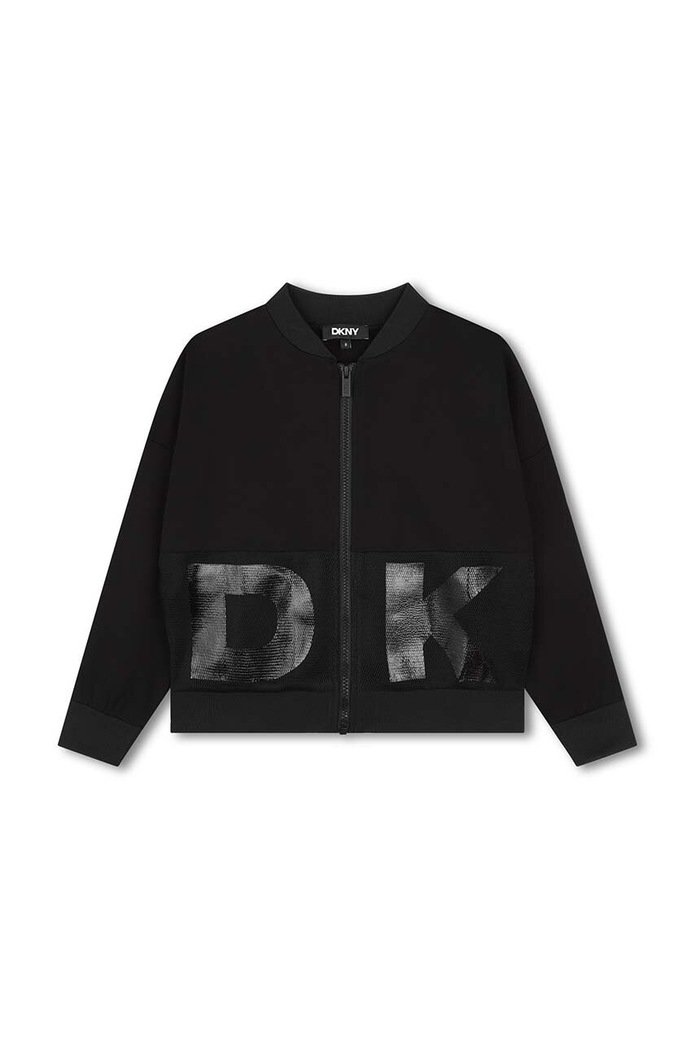 Dkny geaca copii cu captuseala negru D60243.126.150