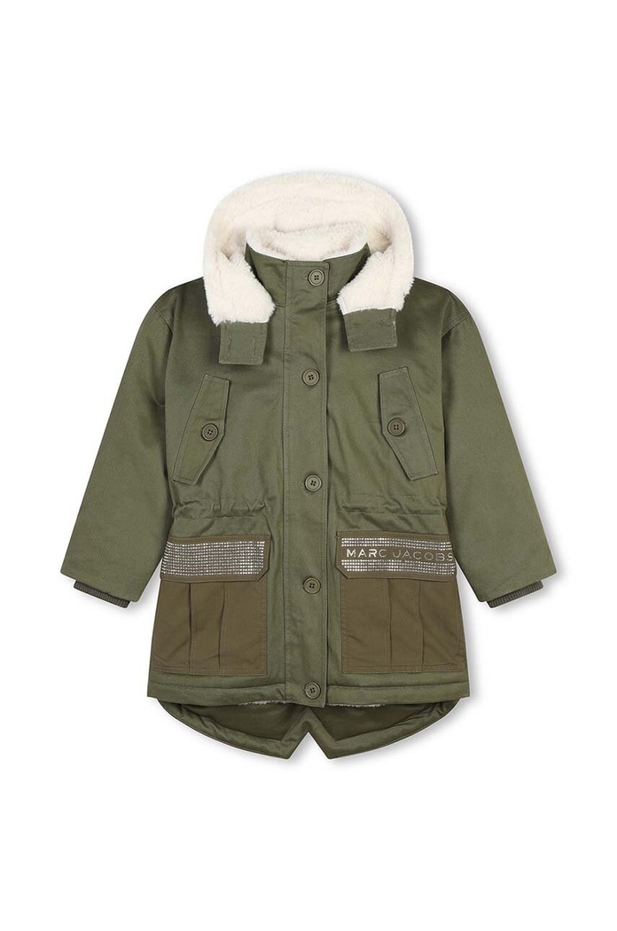Dětská bunda Marc Jacobs W60274.156 zelená AW24
