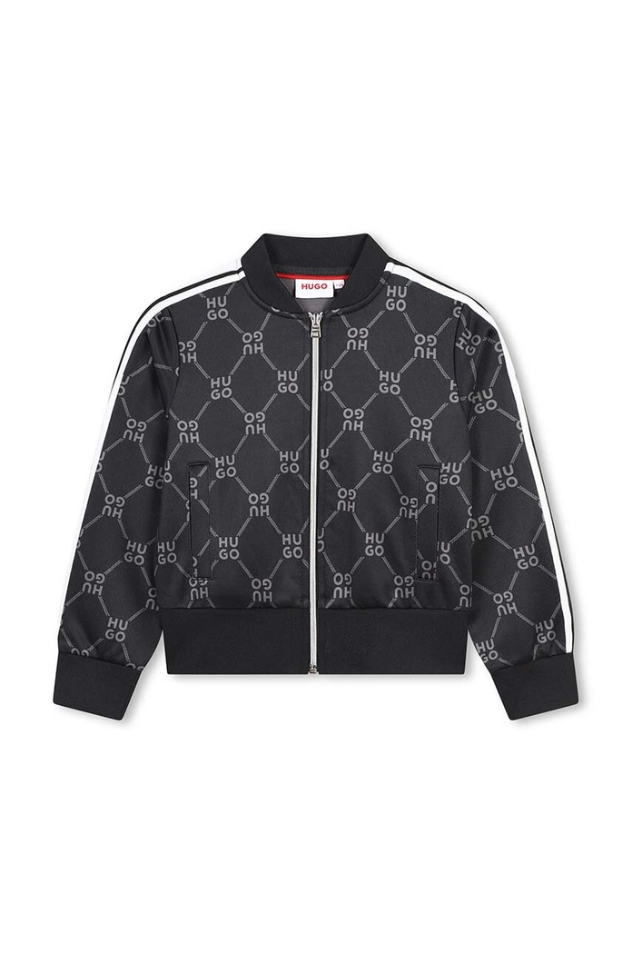 HUGO kurtka bomber dziecięca G00219.156.162 czarny AW24