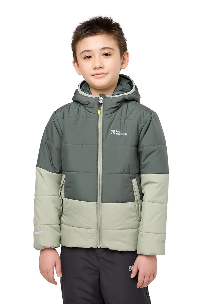 Παιδικό χειμωνιάτικο μπουφάν Jack Wolfskin άλλο πράσινο 1610131.164.176