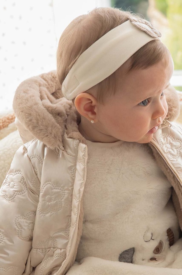 Бебешко яке с две лица Mayoral Newborn 2454.2R.Newborn.9BYH бежов