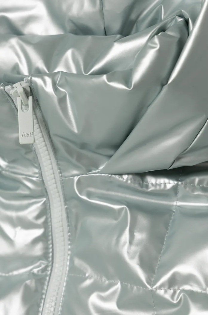 Κοριτσίστικα Παιδικό μπουφάν Abercrombie & Fitch KI244.4013 τιρκουάζ