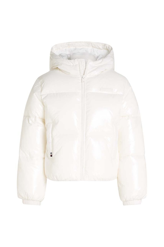 Dětská bunda Tommy Hilfiger KG0KG08496.9BYH. bílá AW24