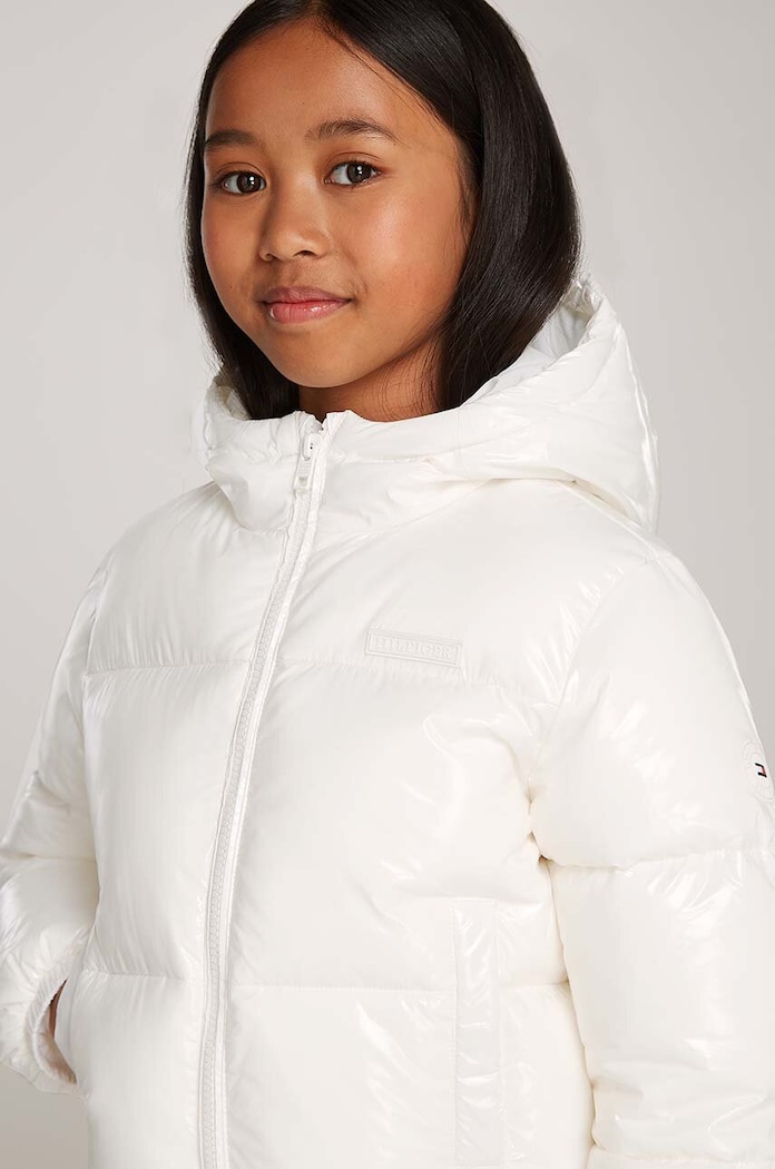 Dětská bunda Tommy Hilfiger KG0KG08496.9BYH. bílá