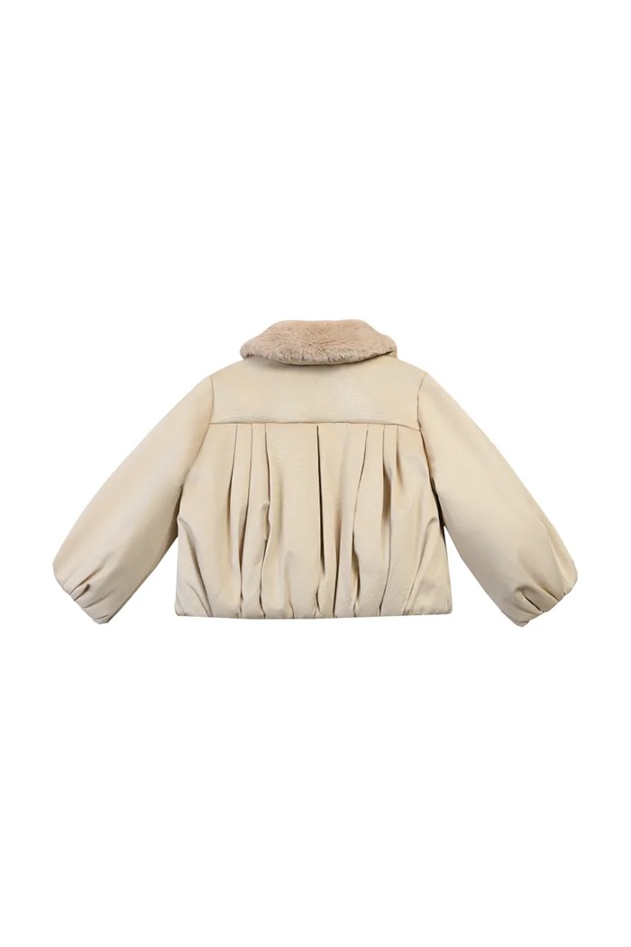 Fete Donsje geaca copii Bloci Jacket 4086300. bej
