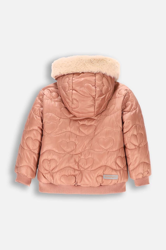 Otroška jakna Coccodrillo ZC4152112OGK roza AW24