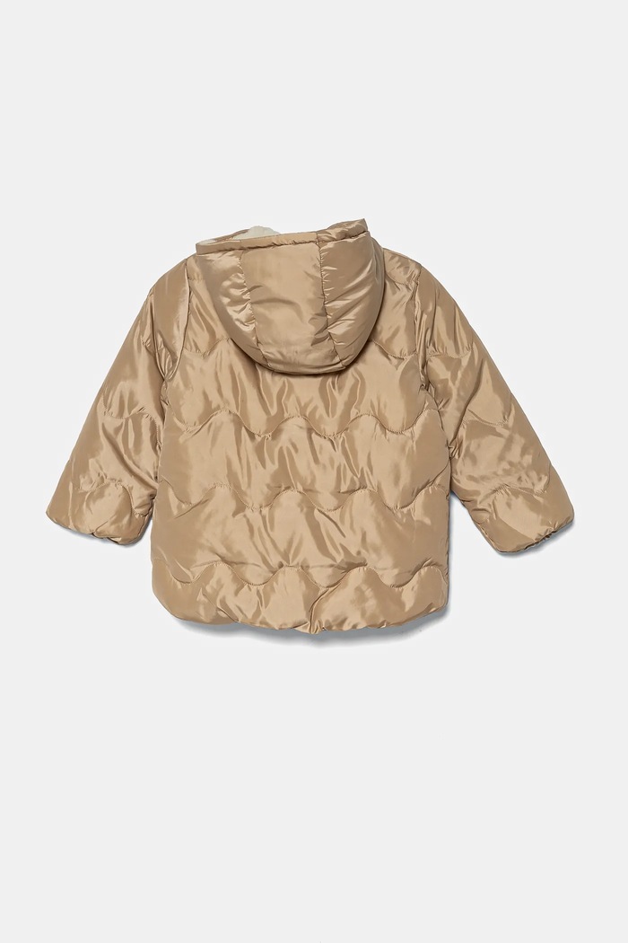 Бебешко яке United Colors of Benetton 2SVKGN03A.P.Seasonal бежов AW24