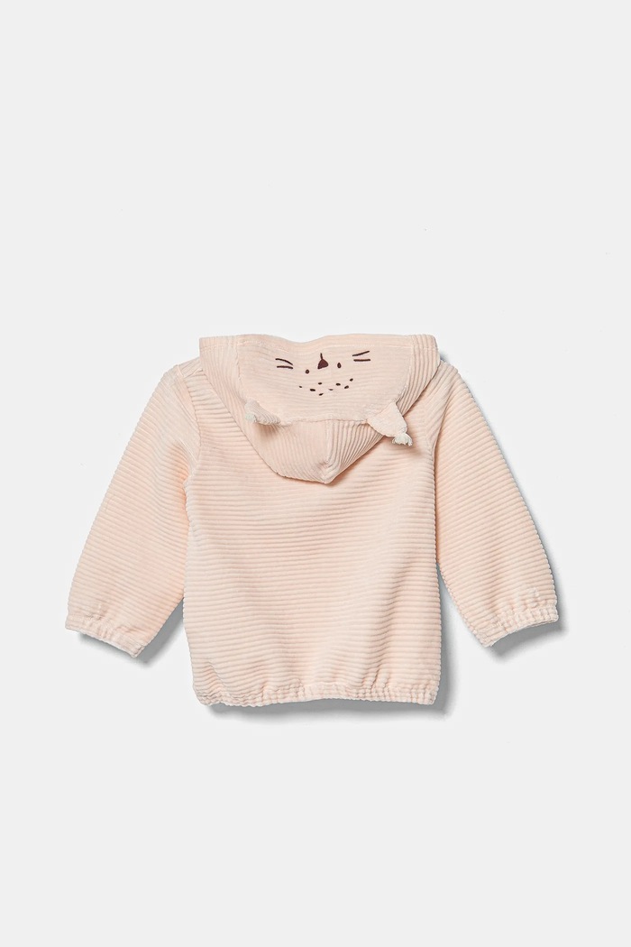 United Colors of Benetton bluza niemowlęca 3MCDA501C.G.W.Seasonal różowy AW24