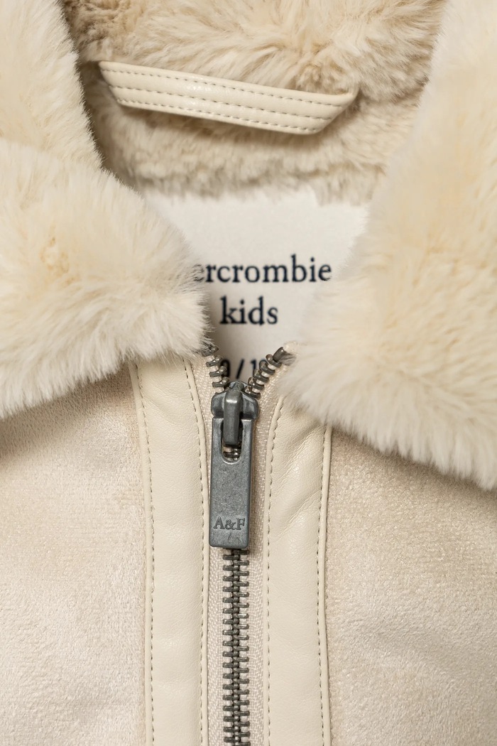 Dziewczynka Abercrombie & Fitch kurtka KI244.4035 beżowy