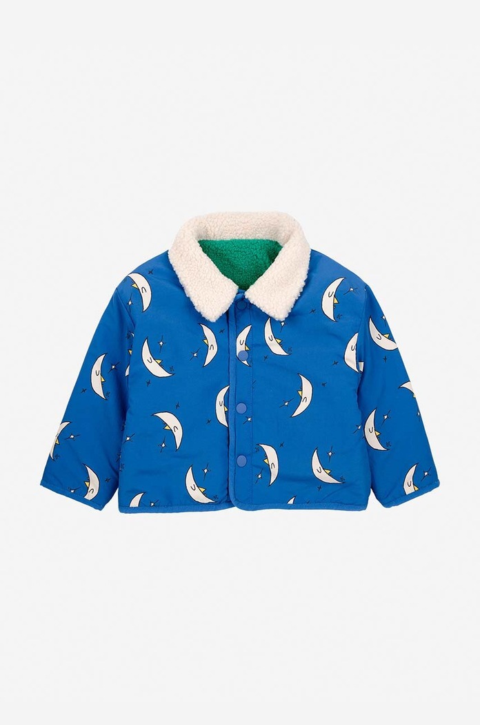 Bobo Choses Geacă reversibilă pentru bebeluși Beneath The Moon 224AB095 albastru AW24