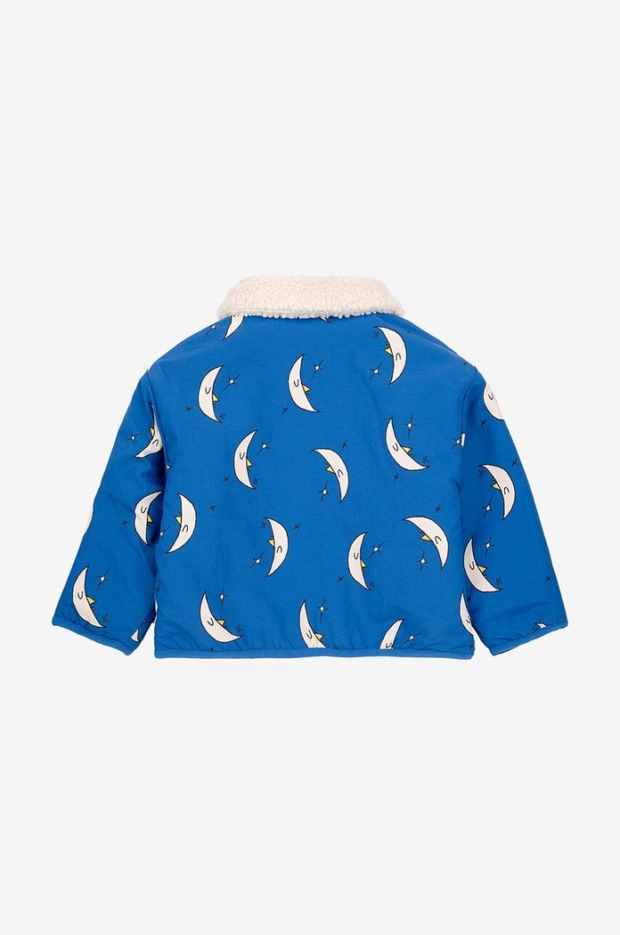 Băieți Bobo Choses Geacă reversibilă pentru bebeluși Beneath The Moon 224AB095 albastru