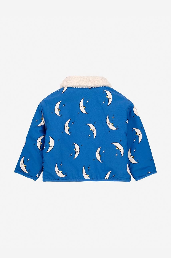 Băieți Bobo Choses Geacă reversibilă pentru bebeluși Beneath The Moon 224AB095 albastru