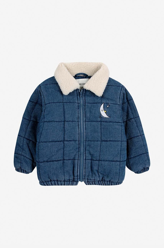 Kojenecká bunda Bobo Choses 224AB099 námořnická modř AW24