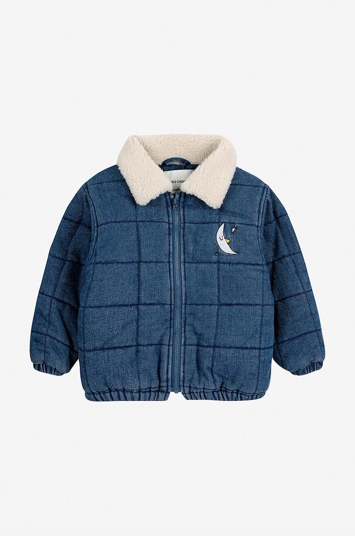 Kojenecká bunda Bobo Choses 224AB099 námořnická modř AW24