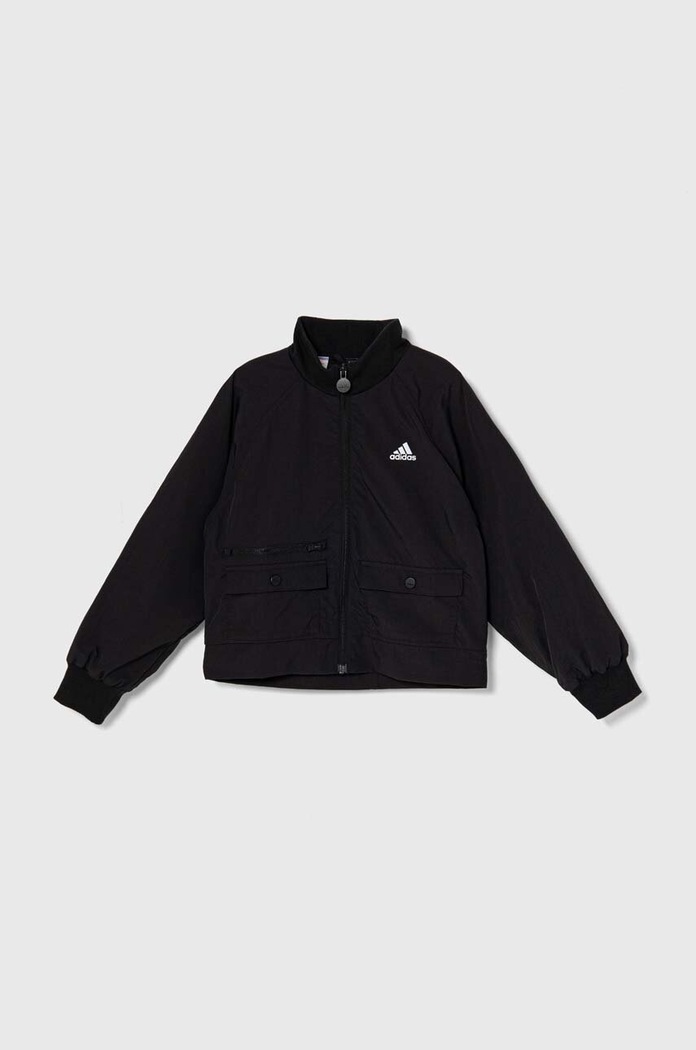adidas kurtka dziecięca JAM WVKT IV7042 czarny AW24